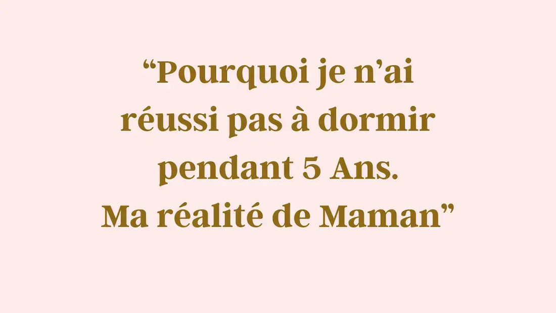 troubles du sommeil de l'enfant