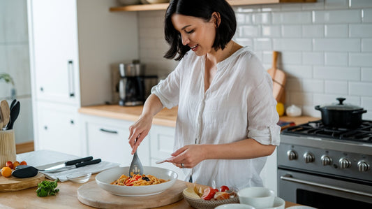 Repas rapide pour le soir, prêt en moins de 15 minutes, idéal pour les familles.