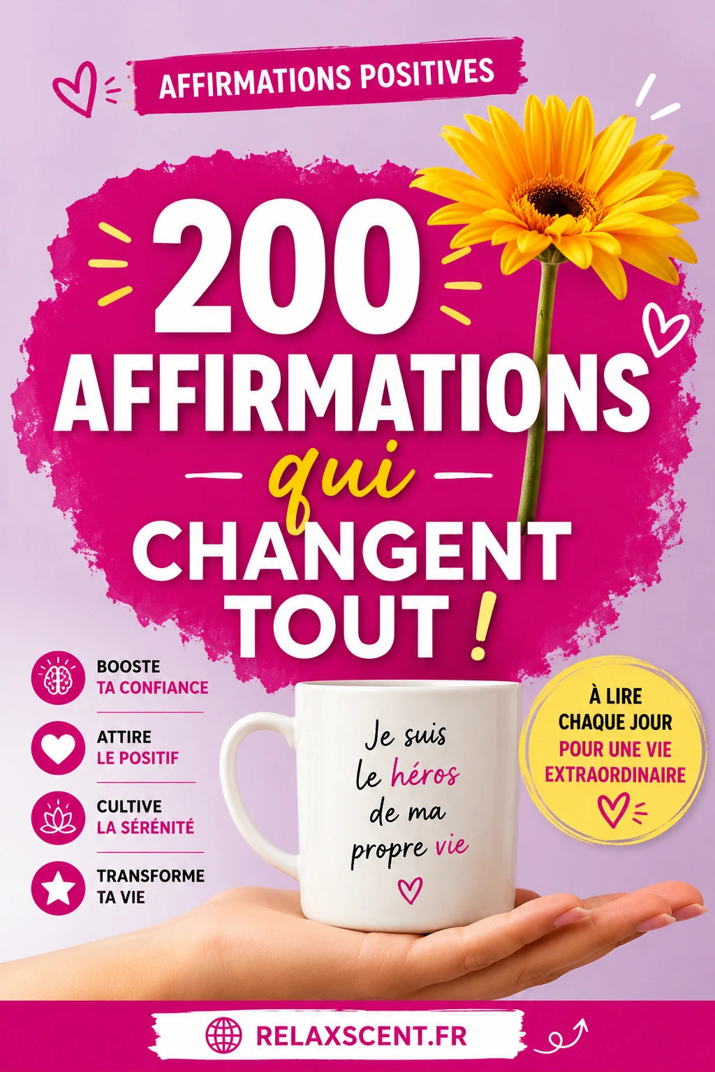 200 Affirmations positives puissantes pour transformer ton quotidien
