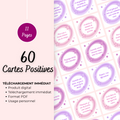 60 Carte affirmations positives