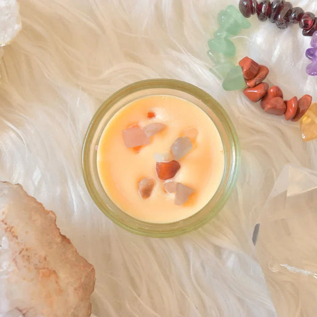 Bougie chakra - Harmonisation des Chakras GOLD & MOON