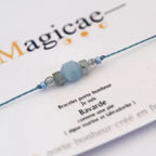 Bracelet porte bonheur Femme en pierres naturelles Bavarde
