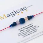 Bracelet porte bonheur Femme en pierres naturelles Merci Maîtresse