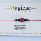 Bracelet porte bonheur Femme en pierres naturelles Passionnément