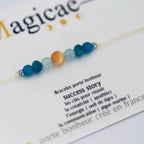 Bracelet porte bonheur Femme en pierres naturelles Sucess Story