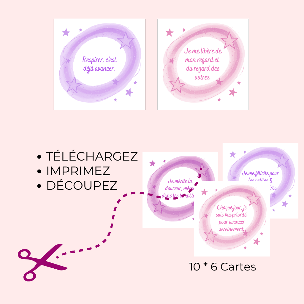 Carte affirmations positives