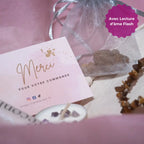 Lecture d'âme - coffret Roll on huiles essentielle bio, bracelet oeil de tigre, méditation guidée relaxante par okiciya, ebook bien-être, bougie améthyste