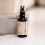 Spray de purification aux huiles essentielles bio pour aromathérapie, 50 ml, flacon avec pulvérisateur.