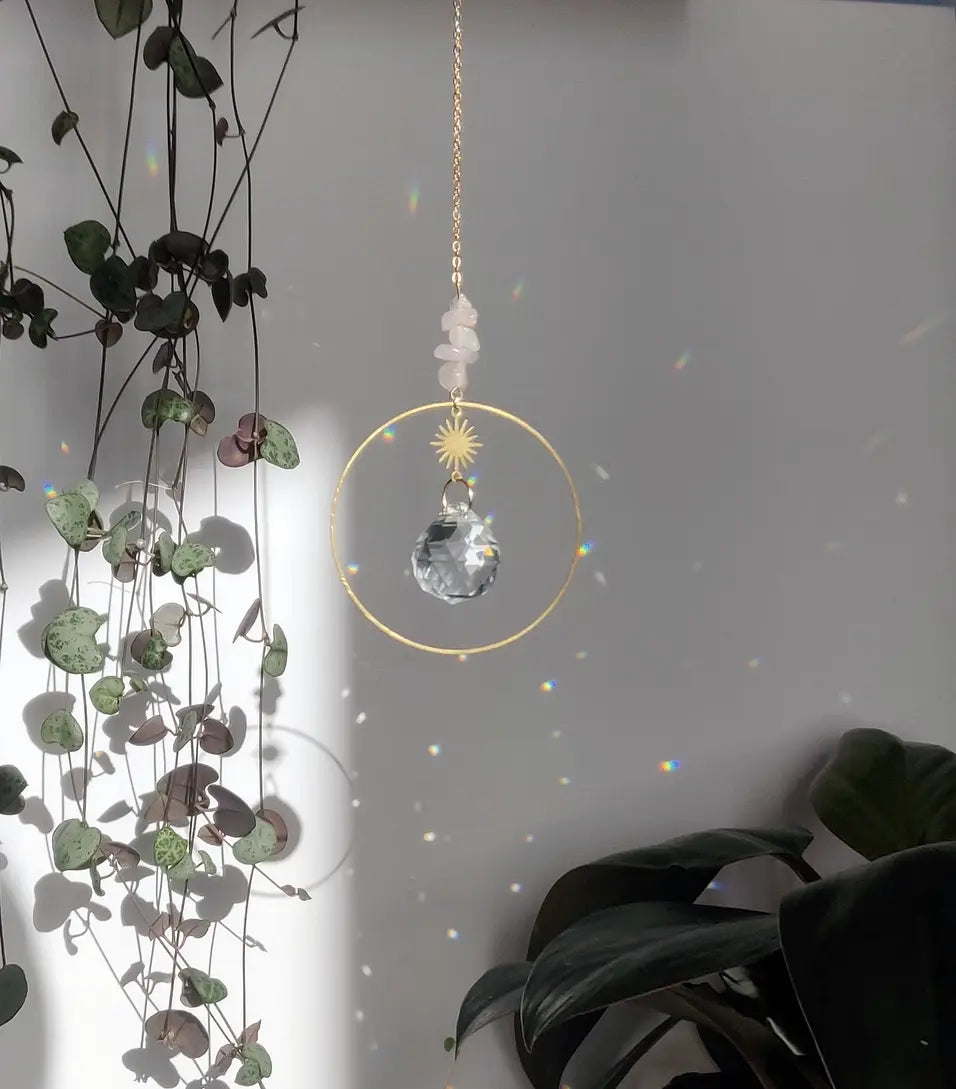 Attrape-soleil DOLCE Quartz Rose | SunCatcher