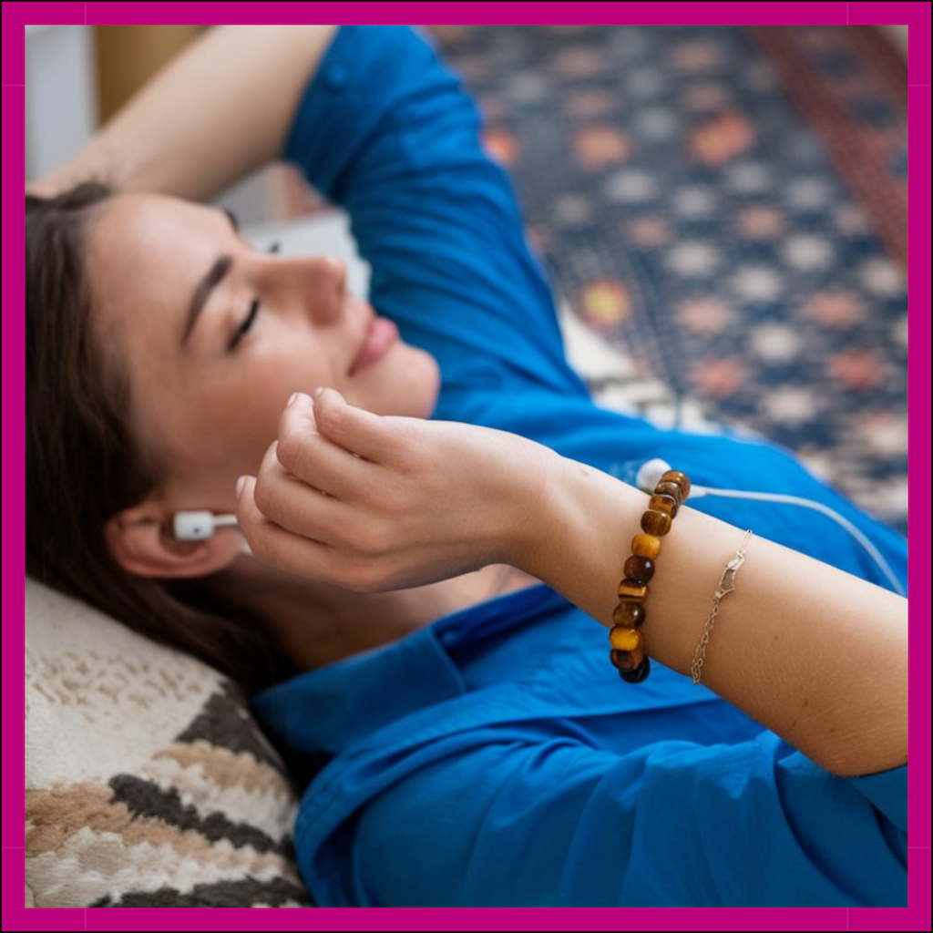 box bien etre femme - bracelet pierre naturelle meditation guidee