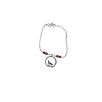 Bracelet Femme Loup - Animal Totem - Jaspe Rouge