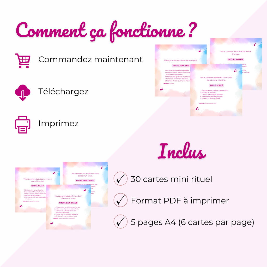 30 Cartes - Mini Rituel