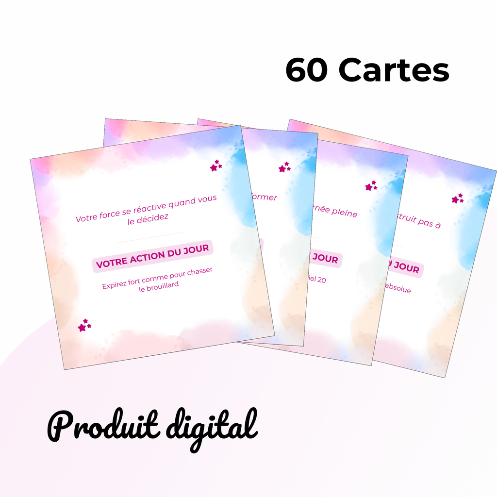 60 Cartes Motivantes - Boost du Matin