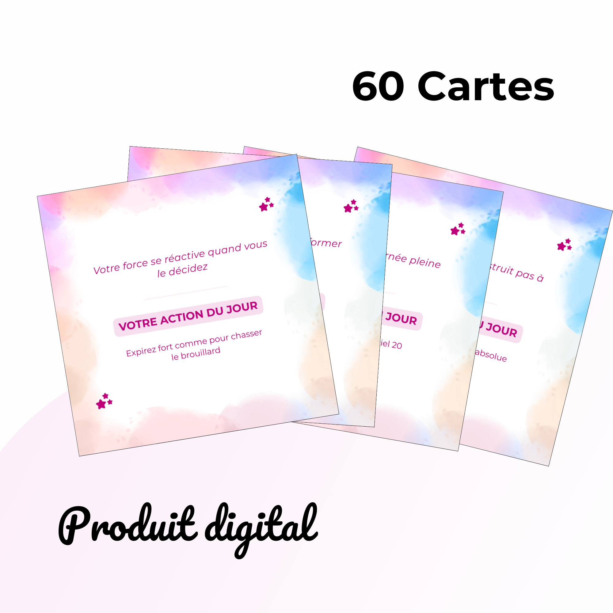 60 Cartes Motivantes - Boost du Matin
