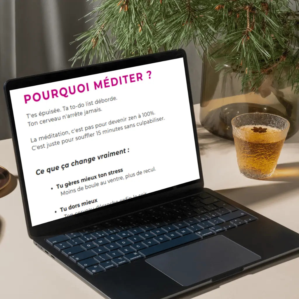 Ebook gratuit : courte méditation pour retrouver le calme en 15 minutes