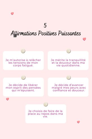 100 affirmations positives puissantes pour retrouver confiance et sérénité