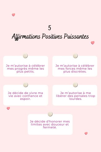 100 affirmations positives puissantes pour retrouver confiance et sérénité