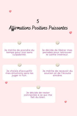 100 affirmations positives puissantes pour retrouver confiance et sérénité